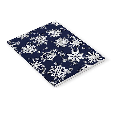 Ninola Design Snowflakes Navy Notebook