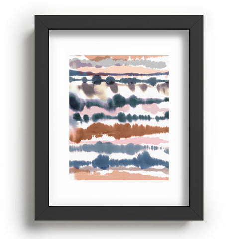 Ninola Design Soft desert dunes Blue Recessed Framing Rectangle