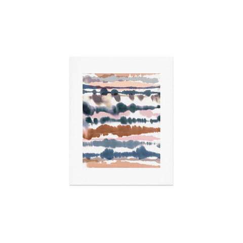 Ninola Design Soft desert dunes Blue Art Print