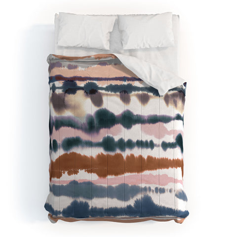 Ninola Design Soft desert dunes Blue Comforter