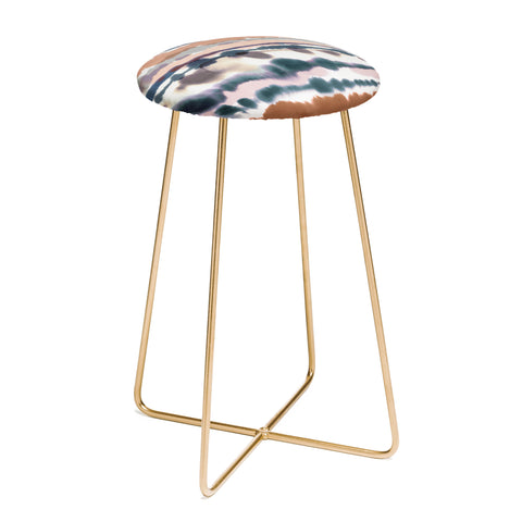 Ninola Design Soft desert dunes Blue Counter Stool
