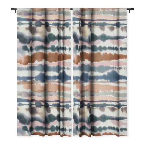 Ninola Design Soft desert dunes Blue Blackout Non Repeat