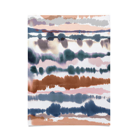 Ninola Design Soft desert dunes Blue Poster