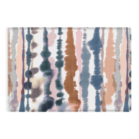 Ninola Design Soft desert dunes Blue Outdoor Rug