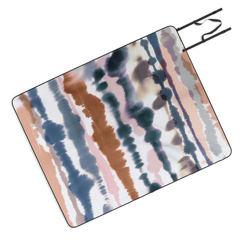 Ninola Design Soft desert dunes Blue Picnic Blanket