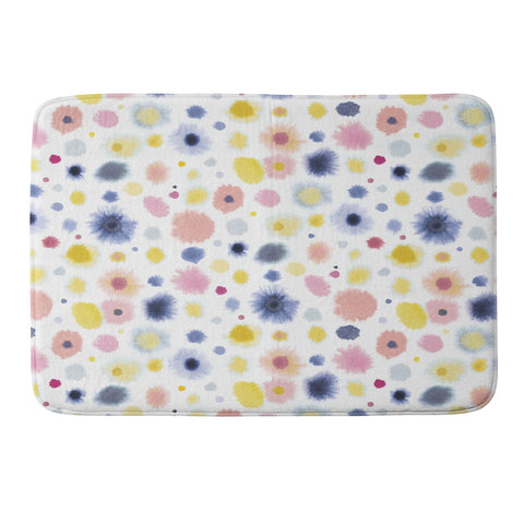 Ninola Design Soft dots pastel Memory Foam Bath Mat