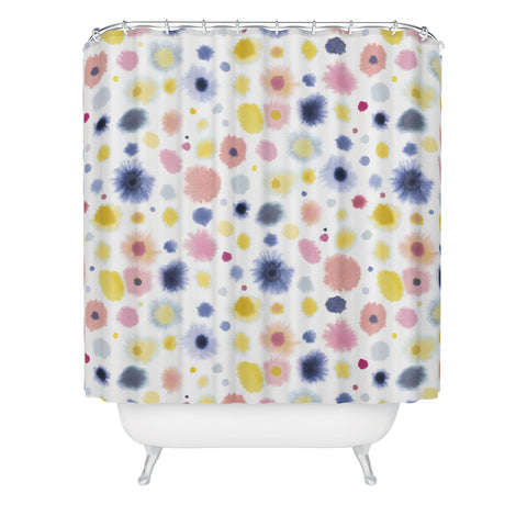 Ninola Design Soft dots pastel Shower Curtain