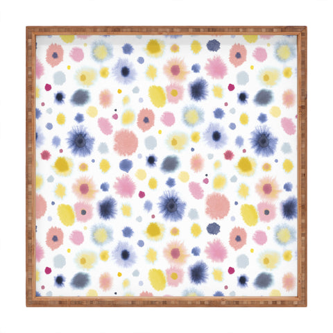 Ninola Design Soft dots pastel Square Tray