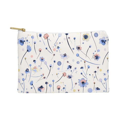 Ninola Design Soft Flowers Blue Pouch
