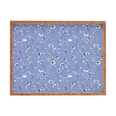 Ninola Design Soft Flowers Rectangular Tray