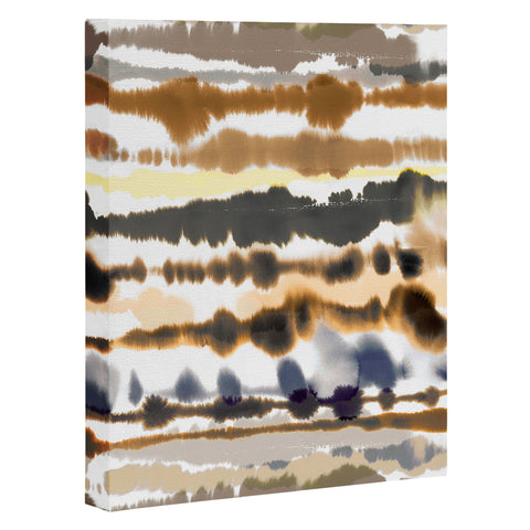 Ninola Design Soft lines sand gold Art Canvas