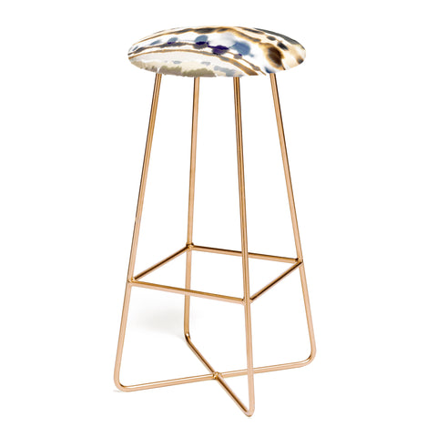 Ninola Design Soft lines sand gold Bar Stool