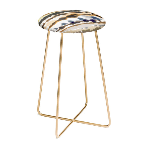 Ninola Design Soft lines sand gold Counter Stool