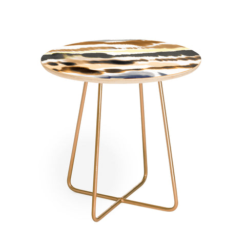 Ninola Design Soft lines sand gold Round Side Table