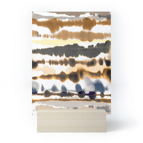Ninola Design Soft lines sand gold Mini Art Print