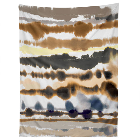 Ninola Design Soft lines sand gold Tapestry