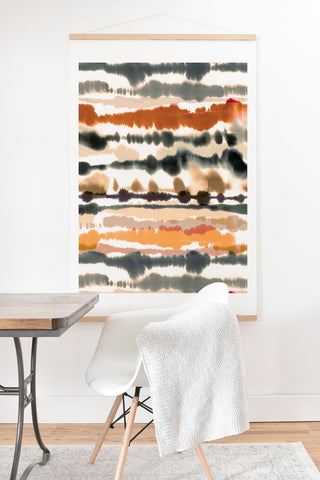 Ninola Design Soft lines Terracota Art Print And Hanger