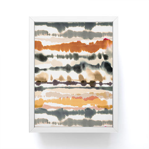 Ninola Design Soft lines Terracota Framed Mini Art Print