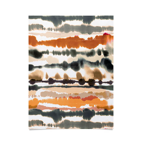 Ninola Design Soft lines Terracota Poster