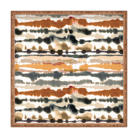 Ninola Design Soft lines Terracota Square Tray