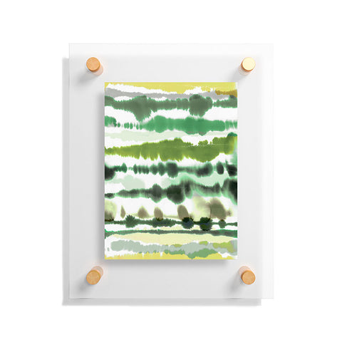 Ninola Design Soft lines tropical green Floating Acrylic Print