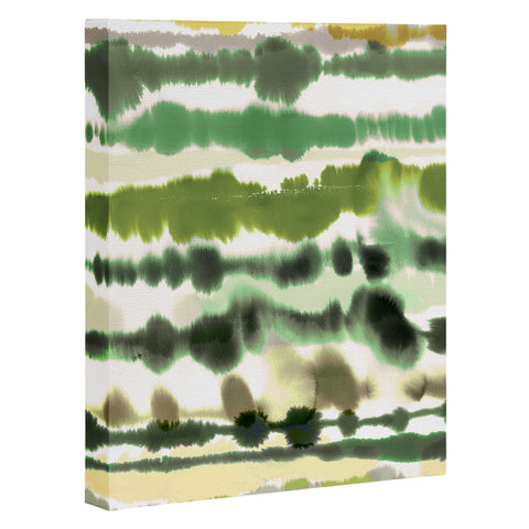 Ninola Design Soft lines tropical green Art Canvas