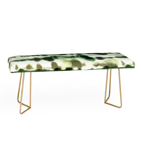 Ninola Design Soft lines tropical green Bench