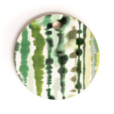 Ninola Design Soft lines tropical green Cutting Board Round