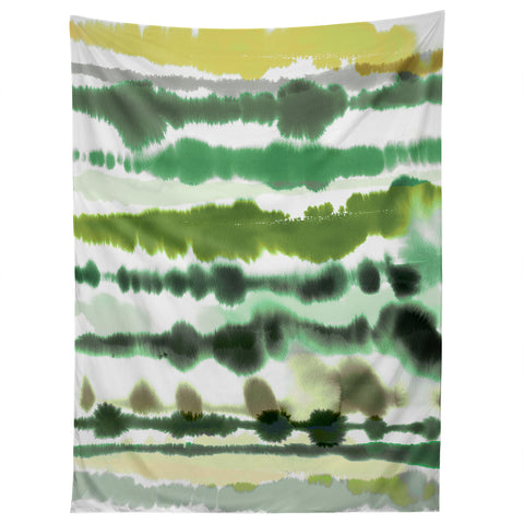 Ninola Design Soft lines tropical green Tapestry