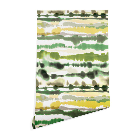 Ninola Design Soft lines tropical green Wallpaper
