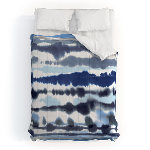 Ninola Design Soft relaxing lines blue Comforter