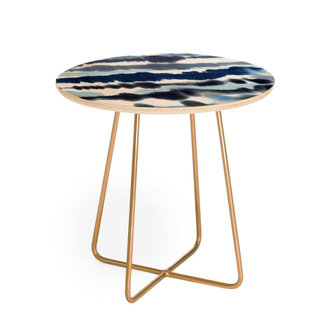 Ninola Design Soft relaxing lines blue Round Side Table