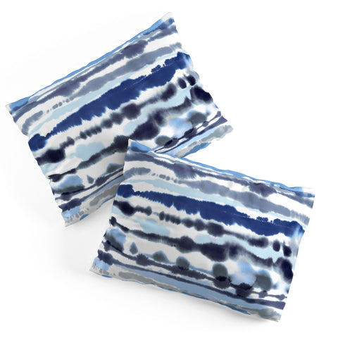 Ninola Design Soft relaxing lines blue Pillow Shams