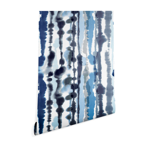 Ninola Design Soft relaxing lines blue Wallpaper
