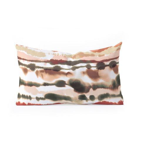 Ninola Design Soft warm dunes Oblong Throw Pillow