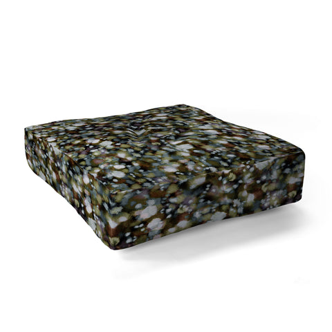 Ninola Design Soft Watercolor Spots Camo Floor Pillow Square