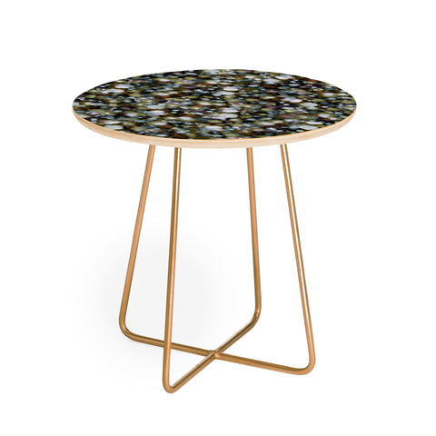 Ninola Design Soft Watercolor Spots Camo Round Side Table