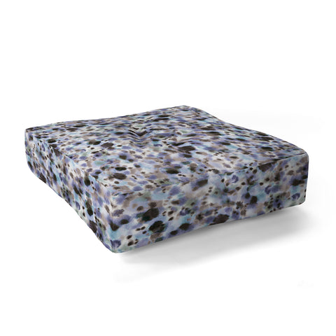 Ninola Design Soft Watercolor Spots Floor Pillow Square