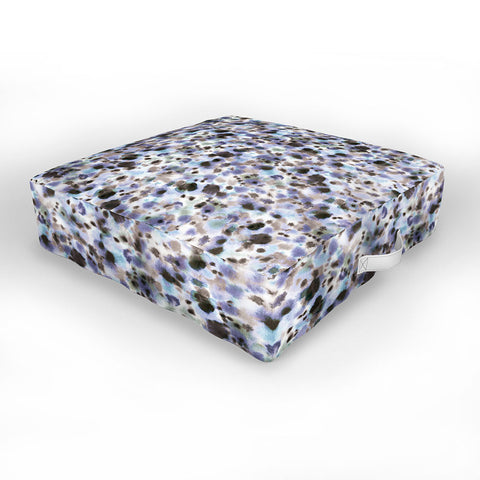 Ninola Design Soft Watercolor Spots Outdoor Floor Cushion