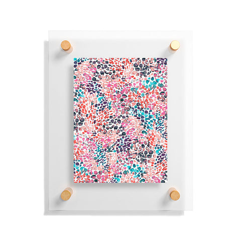 Ninola Design Speckled Painting Watercolor Stains Floating Acrylic Print