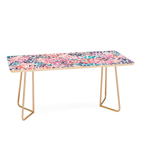 Ninola Design Speckled Painting Watercolor Stains Coffee Table