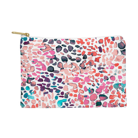 Ninola Design Speckled Painting Watercolor Stains Pouch