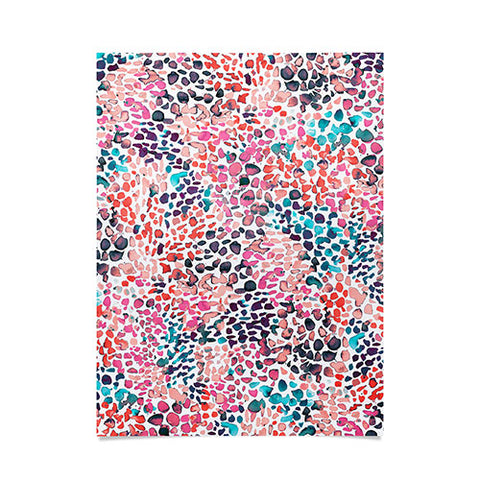 Ninola Design Speckled Painting Watercolor Stains Poster