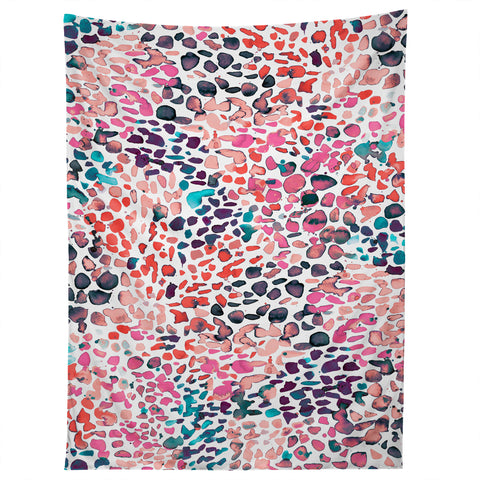 Ninola Design Speckled Painting Watercolor Stains Tapestry