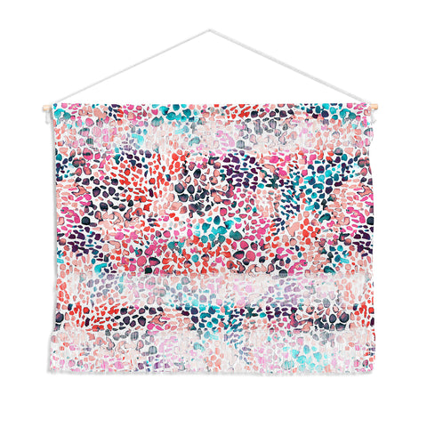 Ninola Design Speckled Painting Watercolor Stains Wall Hanging Landscape