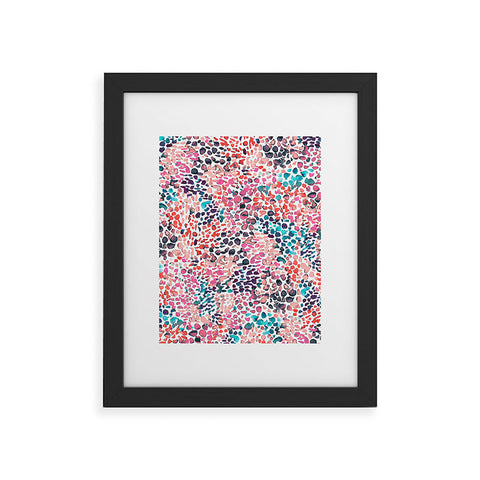 Ninola Design Speckled Painting Watercolor Stains Framed Art Print