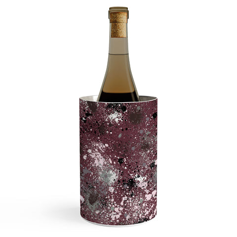 Ninola Design Splatter Space Burgundy Wine Chiller