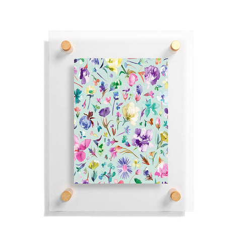 Ninola Design Spring buds and flowers Soft Floating Acrylic Print