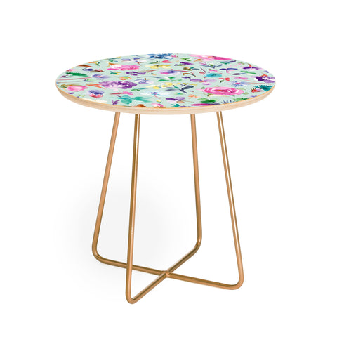 Ninola Design Spring buds and flowers Soft Round Side Table