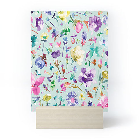 Ninola Design Spring buds and flowers Soft Mini Art Print